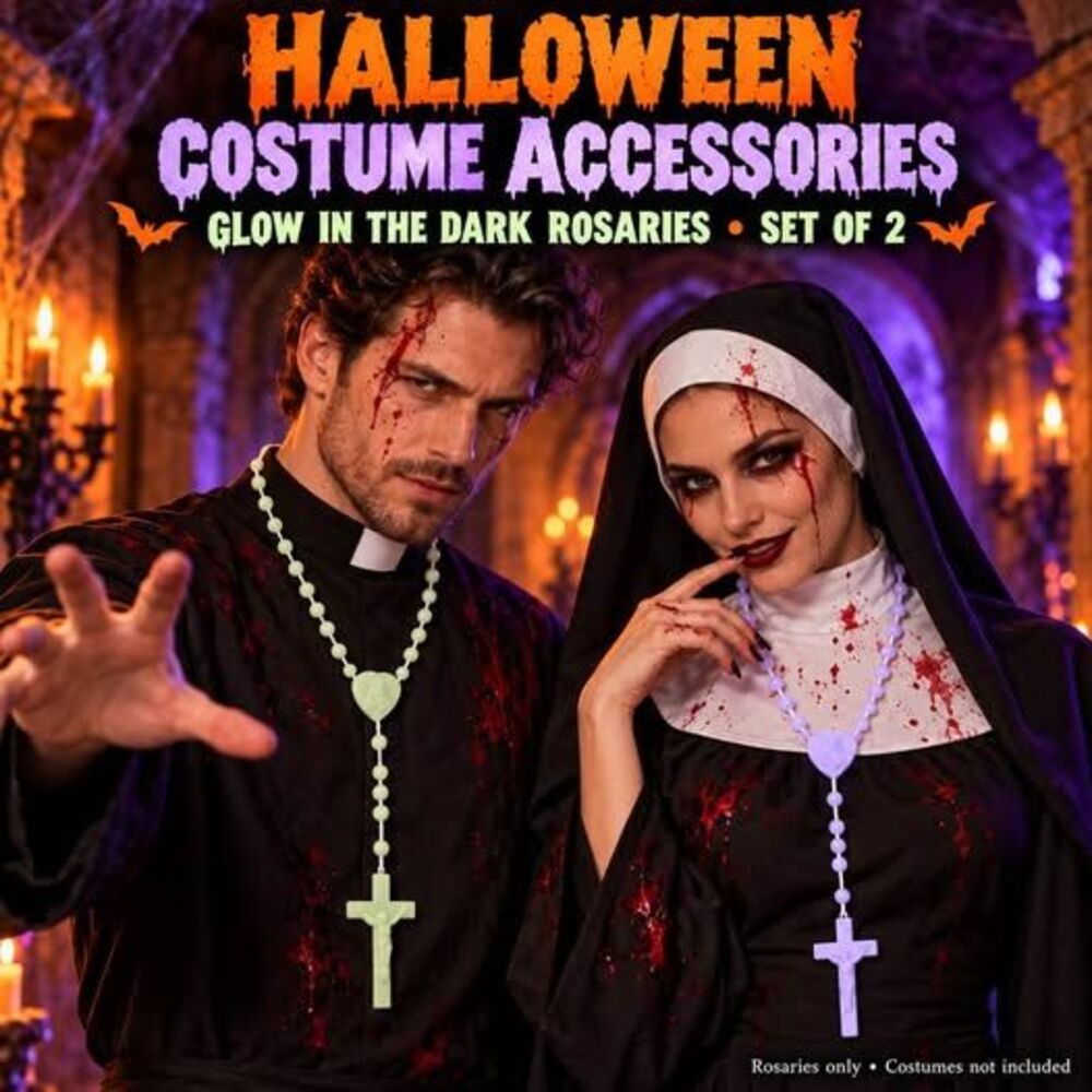 Glow in the Dark Rosaries - Set of 2